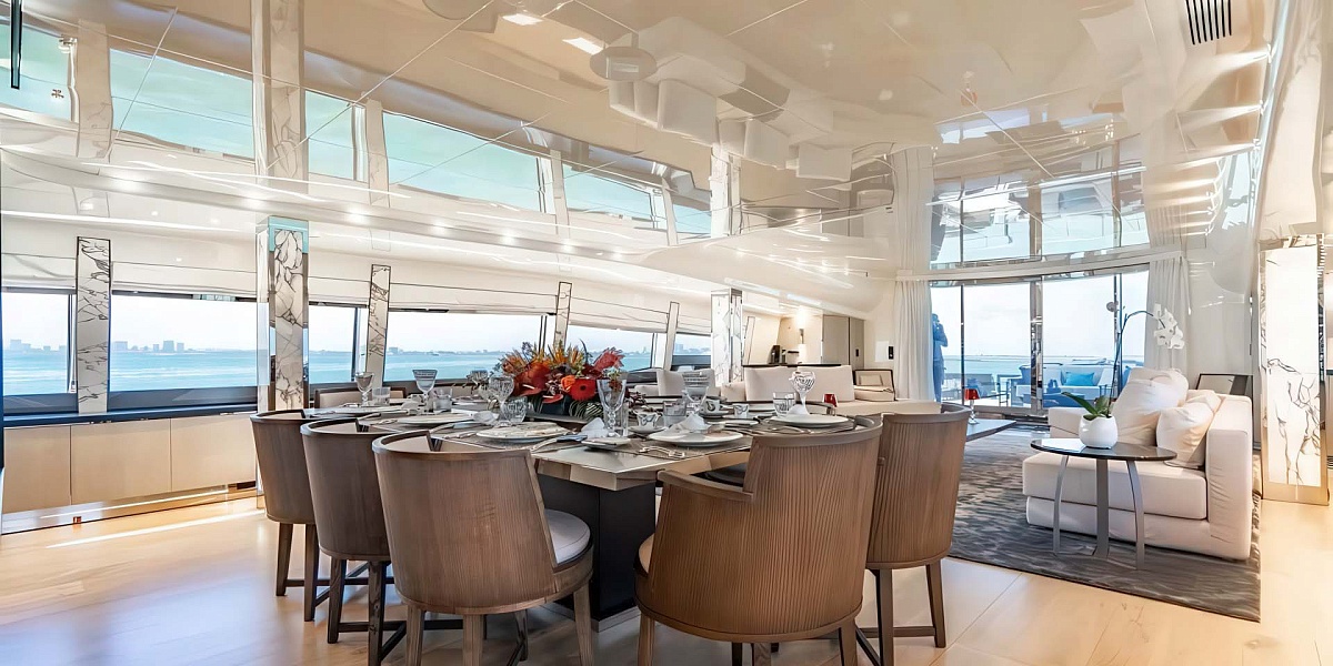 Аренда мега яхты BAGLIETTO 136 Aquila в Греции